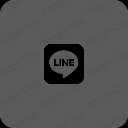 Icônes d'application LINE esthétiques