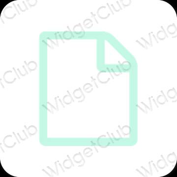 Aesthetic Files app icons