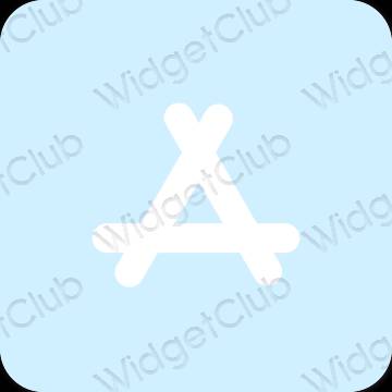 សោភ័ណ ពណ៌ខៀវ pastel AppStore រូបតំណាងកម្មវិធី