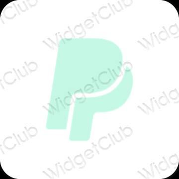 Paypal おしゃれアイコン画像素材