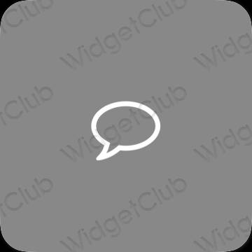រូបតំណាងកម្មវិធី Messages សោភ័ណភាព