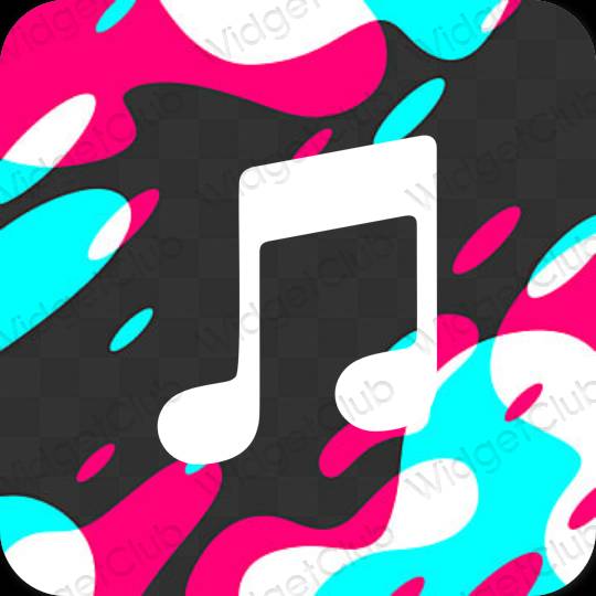 Esthetische Apple Music app-pictogrammen