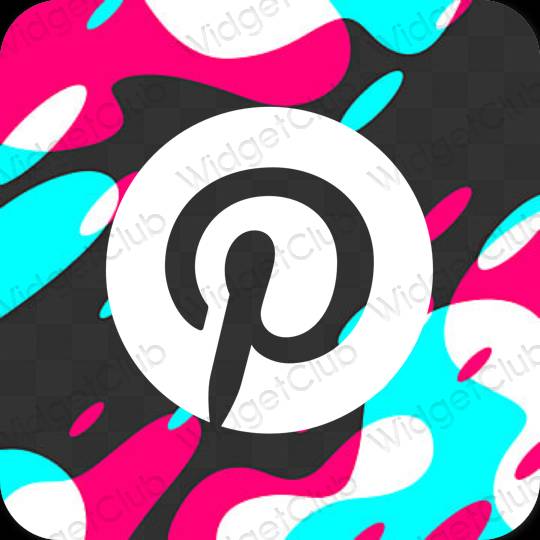 Estetik bənövşəyi Pinterest proqram nişanları
