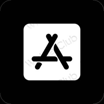 Esteetiline must AppStore rakenduste ikoonid