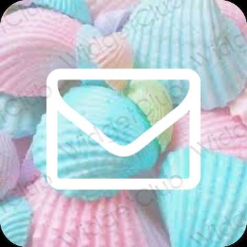 Icônes d'application Mail esthétiques