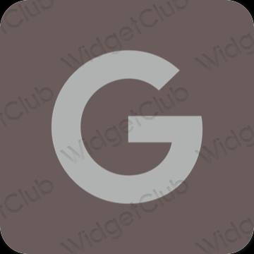 Aesthetic Google app icons