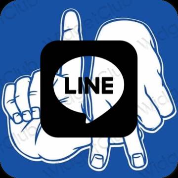 Æstetiske LINE app-ikoner