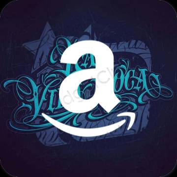 Icônes d'application Amazon esthétiques