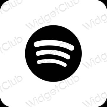 Estética Spotify iconos de aplicaciones