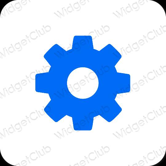 Æstetiske Settings app-ikoner