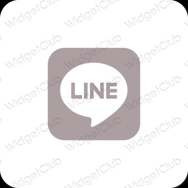 Esthetische LINE app-pictogrammen