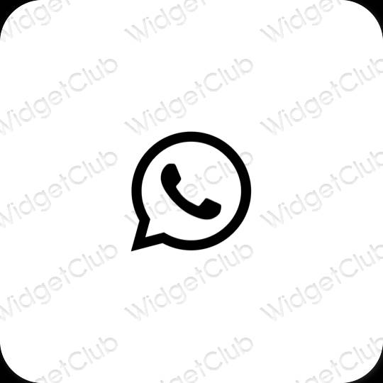 Estetické ikony aplikácií WhatsApp