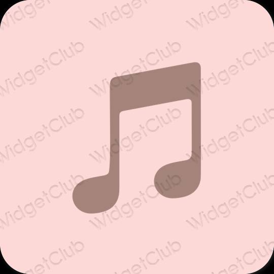 Æstetiske LINE MUSIC app-ikoner