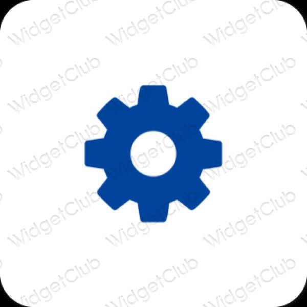 Esthetische Settings app-pictogrammen