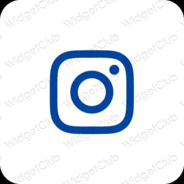 Estetické ikony aplikací Instagram