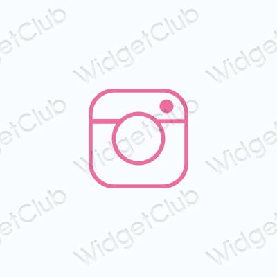 Ästhetische Instagram App-Symbole