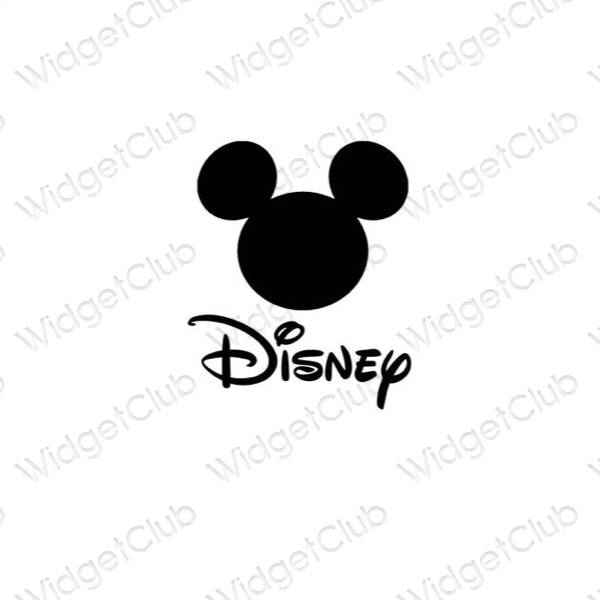 Estetické ikony aplikací Disney