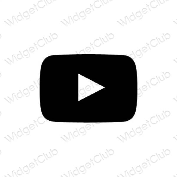 جمالية Youtube أيقونات التطبيقات