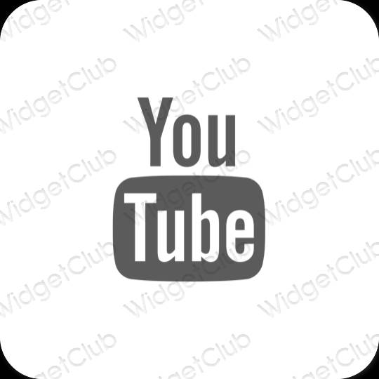 Aesthetic Youtube app icons