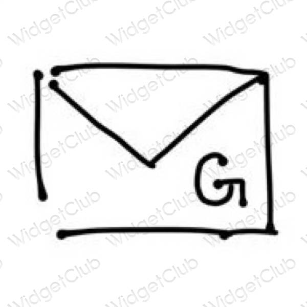 Biểu tượng ứng dụng Gmail thẩm mỹ