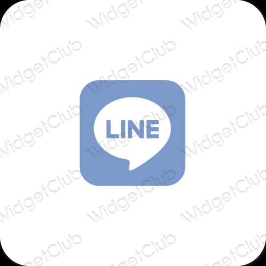 Естетични LINE икони на приложения