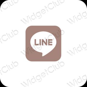 Ästhetische LINE App-Symbole