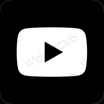 Ästhetische Youtube App-Symbole