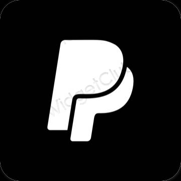 Esztétikus Paypal alkalmazásikonok