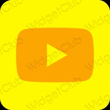 Esthetische Youtube app-pictogrammen