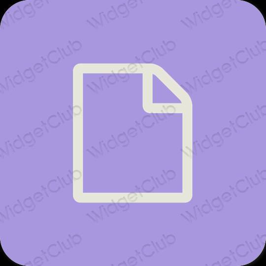 Aesthetic Notes app icons