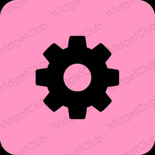 Esthetische Settings app-pictogrammen