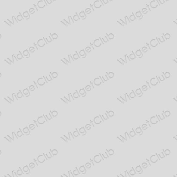 Estetický šedá CapCut ikony aplikací