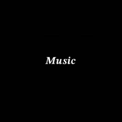 Estetic negru Music pictogramele aplicației