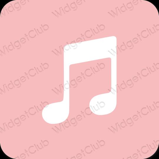 Esthetische Apple Music app-pictogrammen