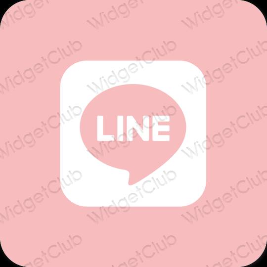 Esthetische LINE app-pictogrammen