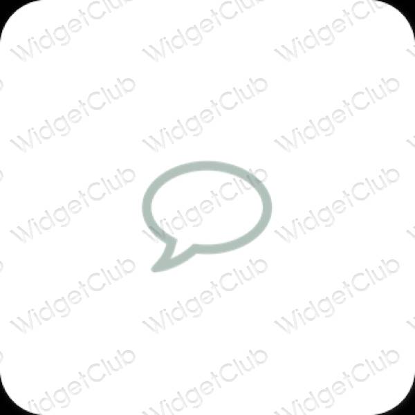 جمالية Messages أيقونات التطبيقات