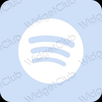 Estetisk lila Spotify app ikoner