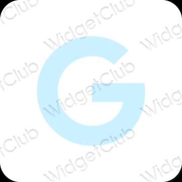 Esthetische Google app-pictogrammen