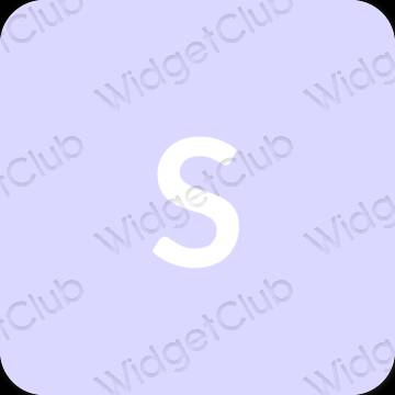 Estetsko pastelno modra SHEIN ikone aplikacij