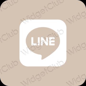 Ästhetische LINE App-Symbole