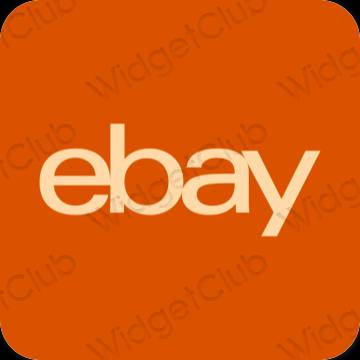 Esthetische eBay app-pictogrammen