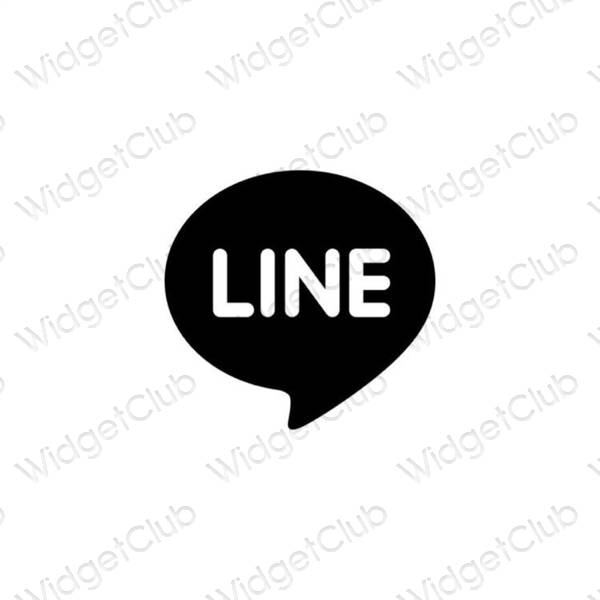 Esthetische LINE app-pictogrammen