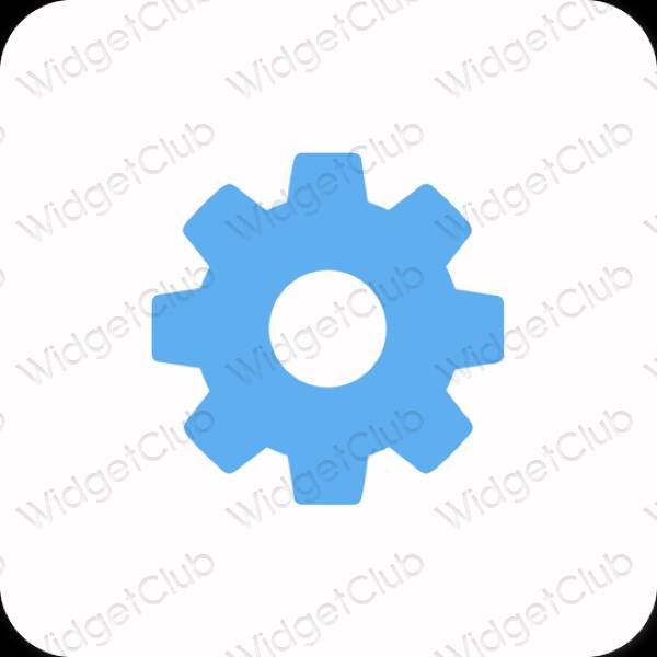 Æstetiske Settings app-ikoner