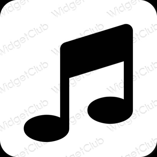 Estetik Apple Music proqram nişanları