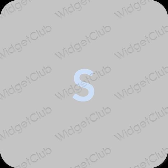 Æstetisk grå SHEIN app ikoner