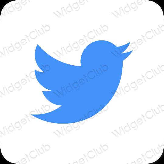 រូបតំណាងកម្មវិធី Twitter សោភ័ណភាព