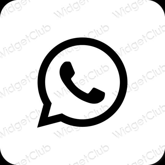 Aesthetic WhatsApp app icons