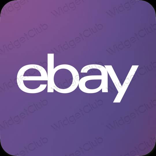 Estetske eBay ikone aplikacij