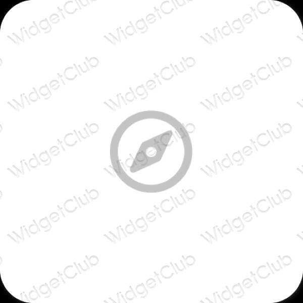 Estetske Safari ikone aplikacija