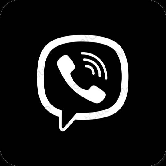 Estetske Viber ikone aplikacija